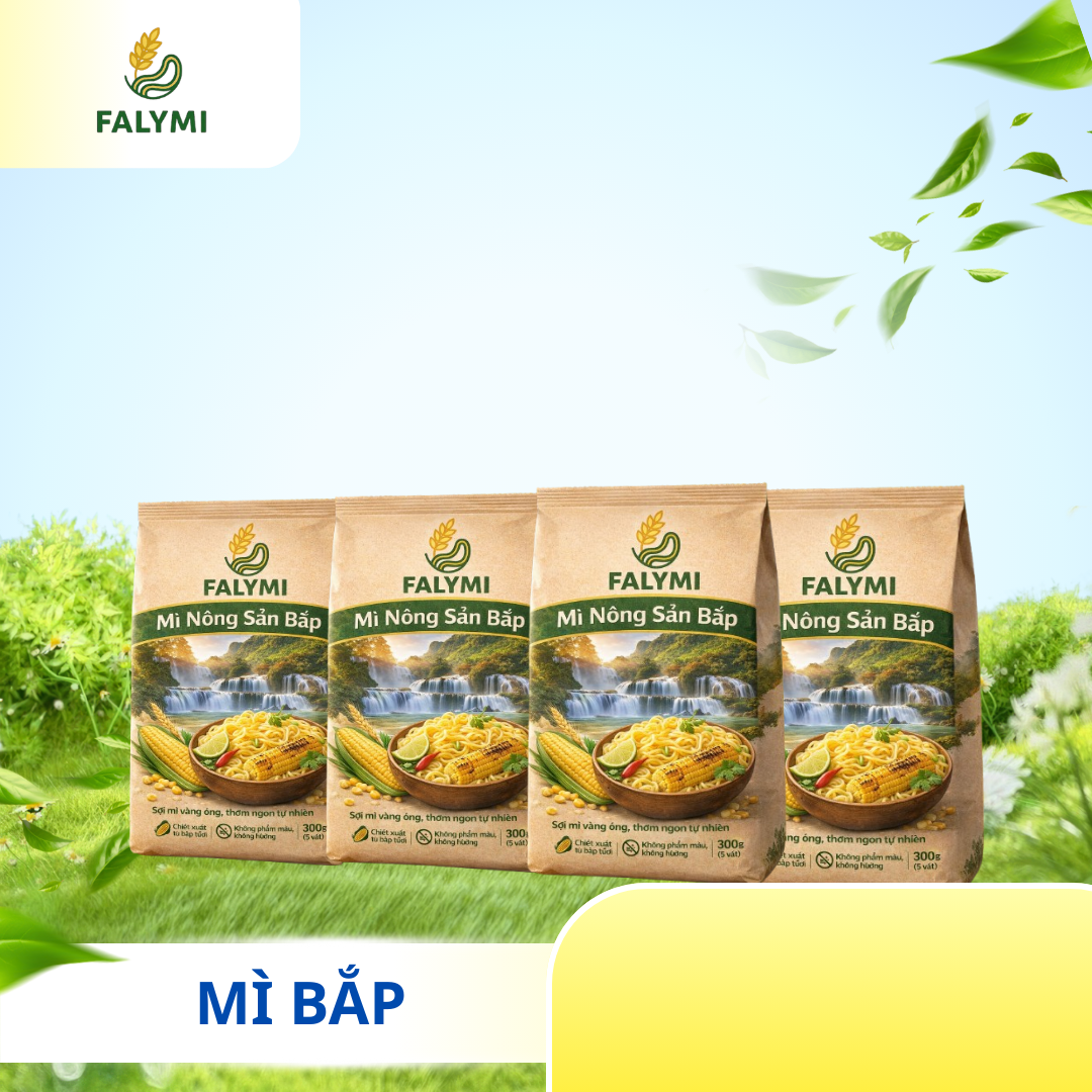COMBO 4 GÓI MÌ BẮP-MÌ RAU CỦ