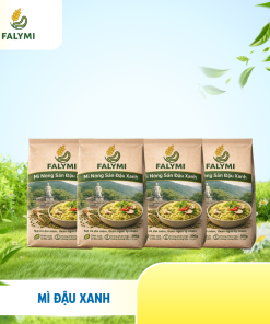 COMBO SIÊU TO 4 GÓI MÌ ĐẬU XANH 300G-MÌ RAU CỦ