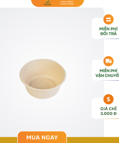 Alternative view of 100 Tô bã mía 800ml nắp PP thân thiện môi trường (Sao chép)