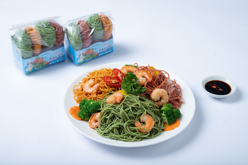 mì rau củ healthy