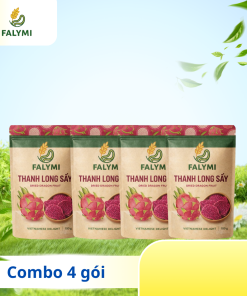 combo 4 gói thanh long sấy