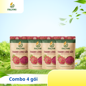 combo 4 gói thanh long sấy